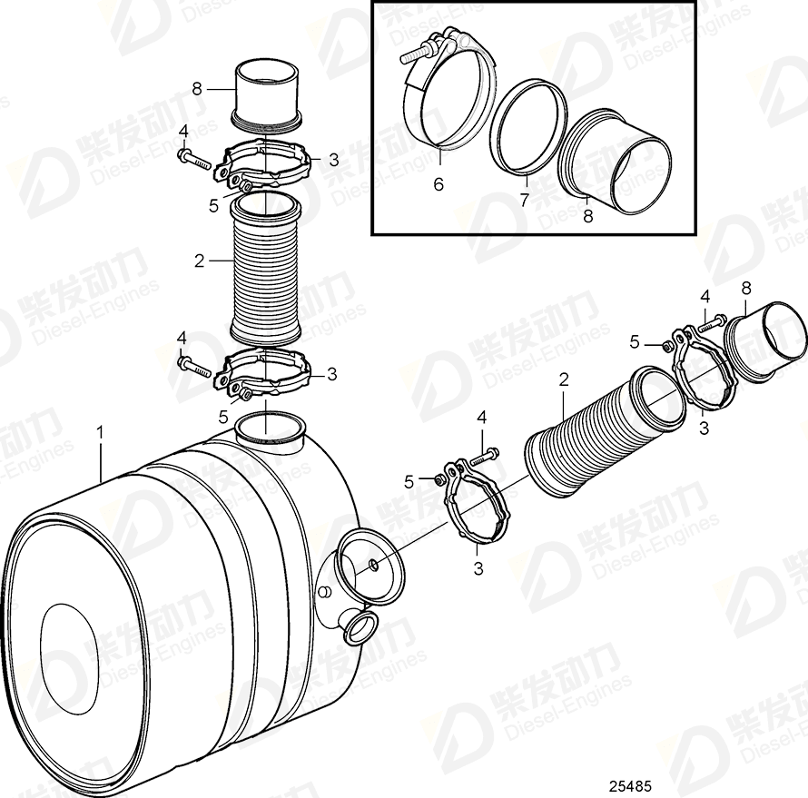volvo penta Flange screw 980158 Drawing volvo penta Flange screw 980158 Drawing